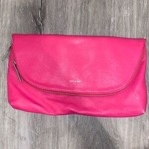 Handheld Matt&Nat bright pink purse O/S
